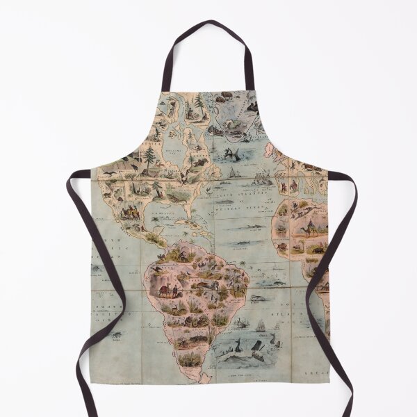 Item preview, Zoological Map of the World in 1844 designed and sold by ganje.