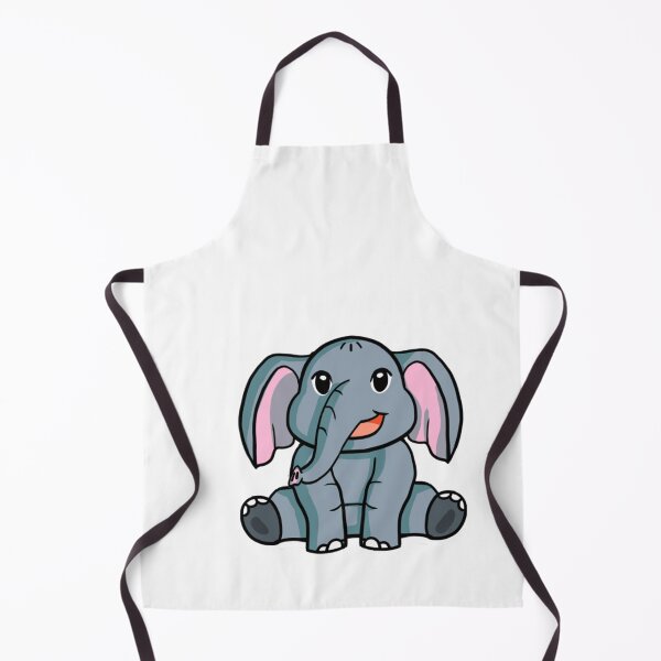 Item preview, Cute Chibi Vigor Elephant Sitting Posing designed and sold by cutebabymissi0n.