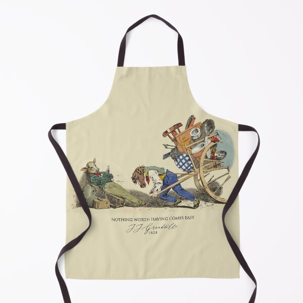Item preview, J.J. Grandville: Work hard, achieve great things. designed and sold by ebrawne.