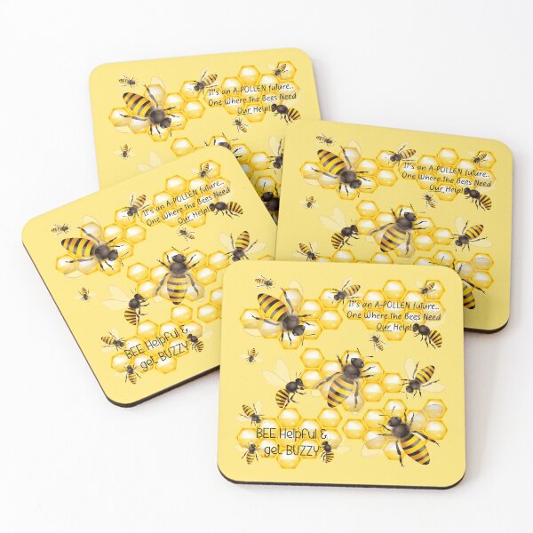 Item preview, Needy Bee Puns! (On Yellow designed and sold by PawsitiveMum.