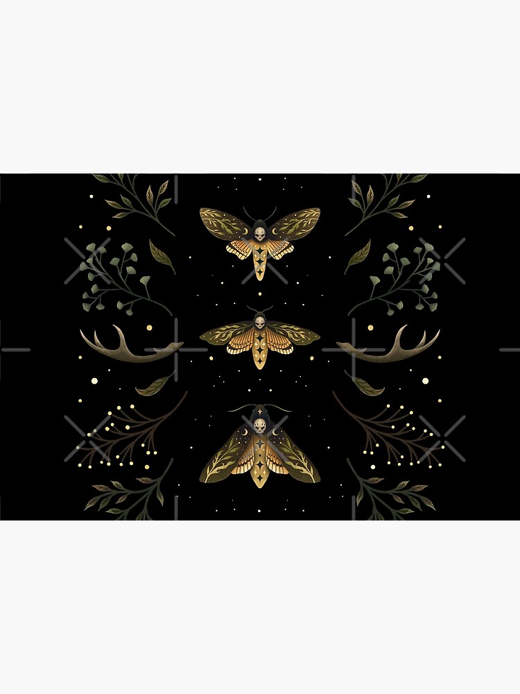 Death Head Moths Night by episodicDrawing