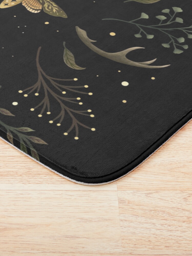 Alternate view of Death Head Moths Night Bath Mat