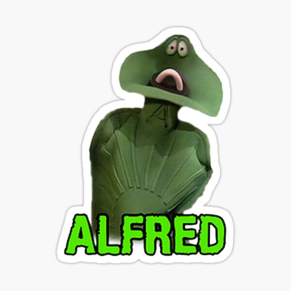 "Alfred Johnson and Friends " Sticker for Sale by oldschoolkids