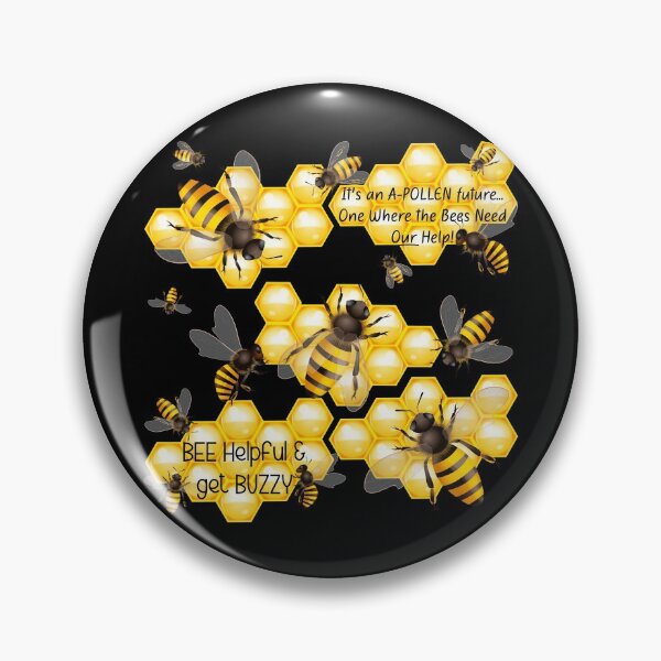 Item preview, Needy Bee Puns! (On Black) designed and sold by PawsitiveMum.