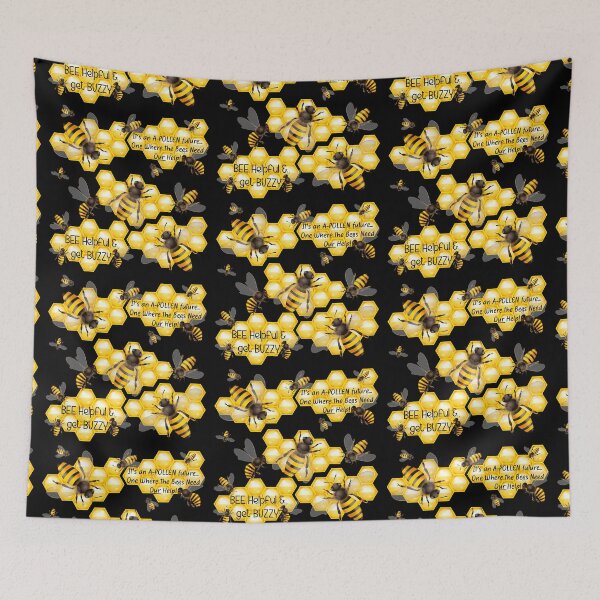Item preview, Needy Bee Puns! (On Black) designed and sold by PawsitiveMum.