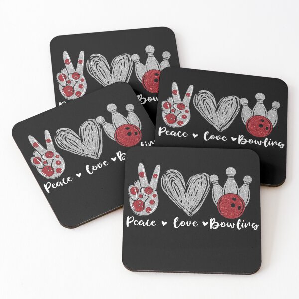 Item preview, Peace Love Bowling Gift designed and sold by cucai721.