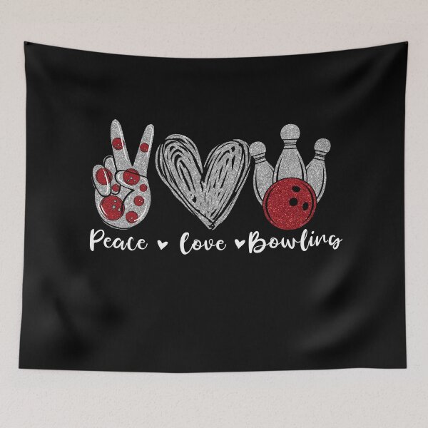 Item preview, Peace Love Bowling Gift designed and sold by cucai721.
