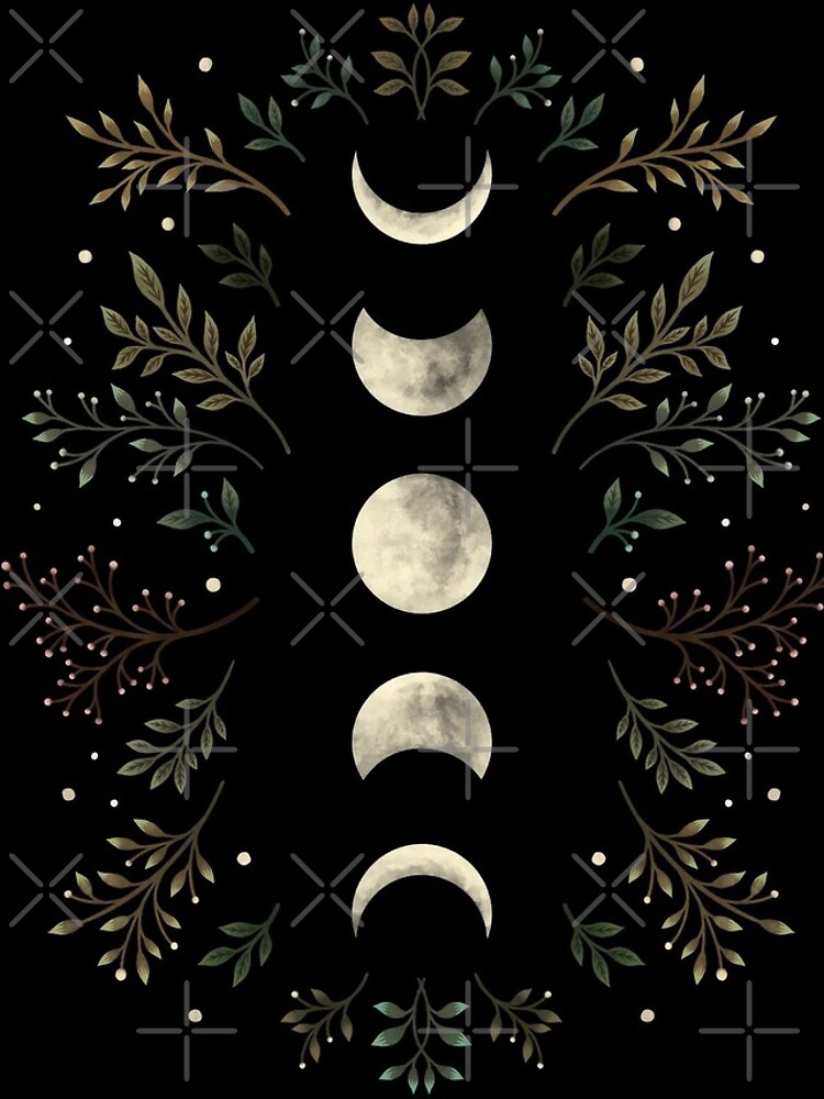 Moonlit Garden-Olive Green by episodicDrawing