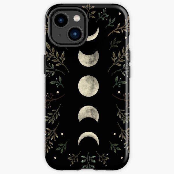 Moonlit Garden-Olive Green iPhone Tough Case