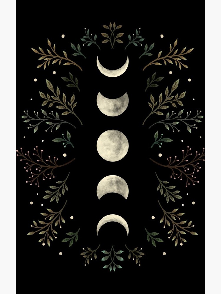 Thumbnail 4 of 4, Samsung Galaxy Phone Case, Moonlit Garden-Olive Green designed and sold by episodicDrawing.