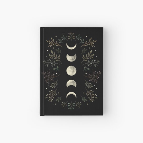 Jardin au clair de lune-Vert olive Carnet cartonné