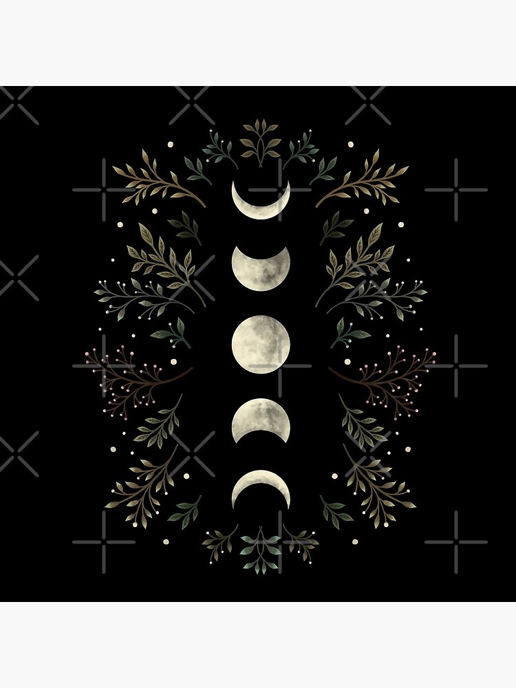 Moonlit Garden-Olive Green by episodicDrawing