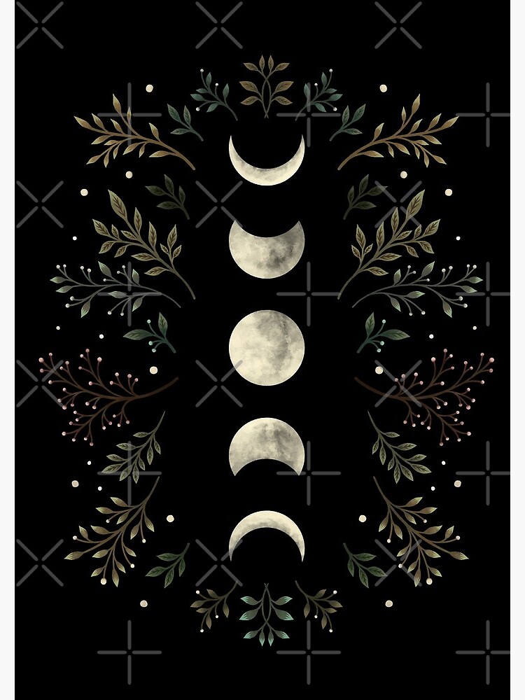 Moonlit Garden-Olive Green by episodicDrawing