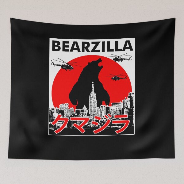 Artikelvorschau, Bär Zilla T-Shirt entworfen und verkauft von cucai721.