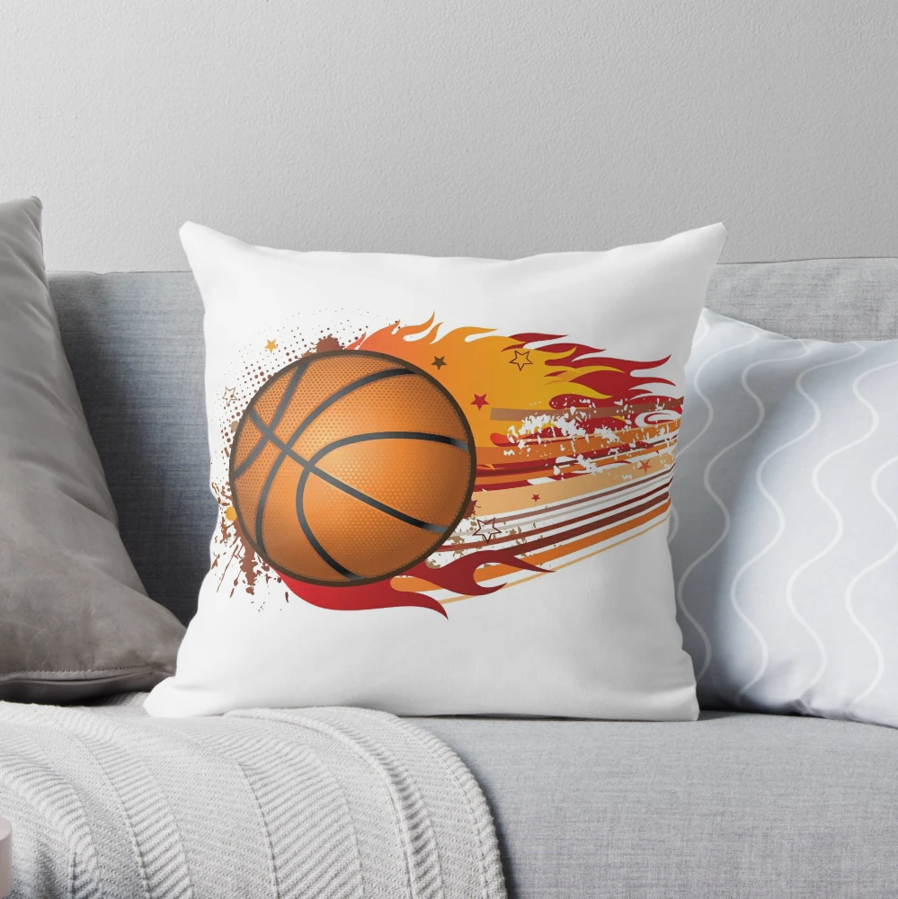 Basketball store throw pillow