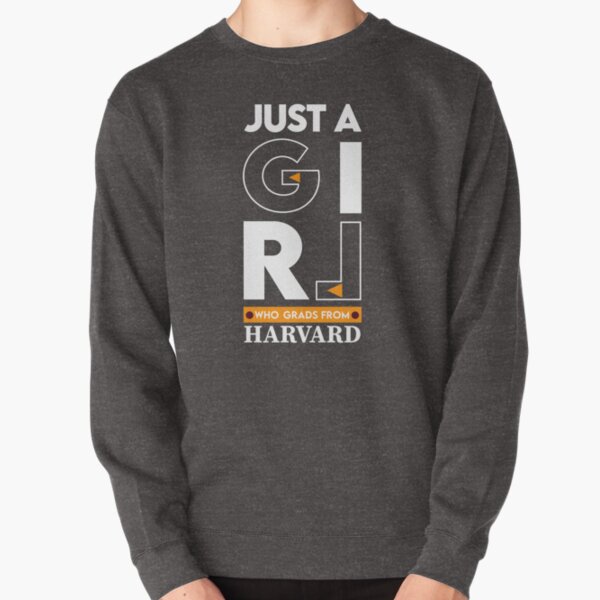 HARVARD Womens Crew Sweatshirt - HEATHER GRAY