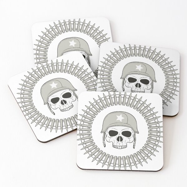 Item preview, Skull and Bullets  designed and sold by DrakeDuck.
