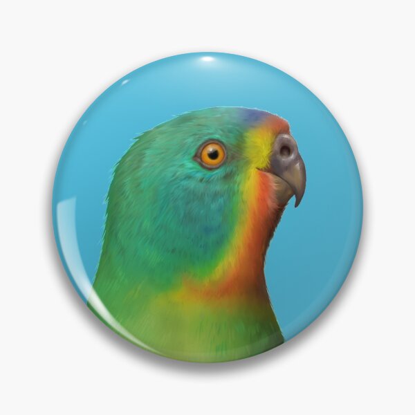 Item preview, Swift Parrot Bird Painting designed and sold by DiomediaDesigns.