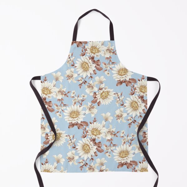 Item preview, White sunflower_Light blue designed and sold by goldstar1930.