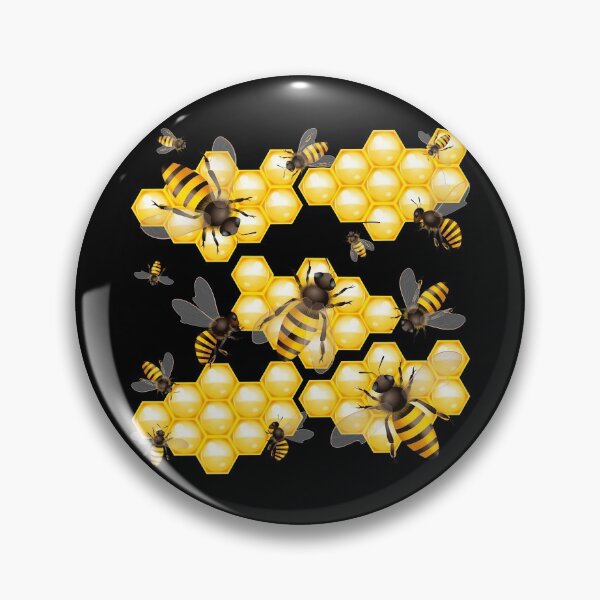 Item preview, Needy Bees (NO Puns TEXT - On Black) designed and sold by PawsitiveMum.