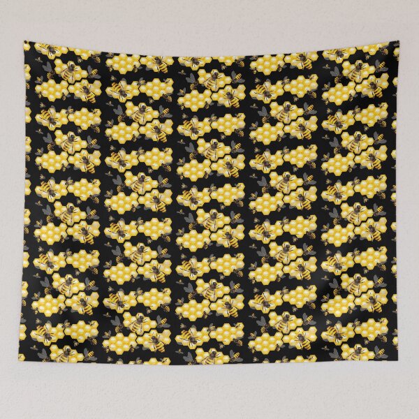 Item preview, Needy Bees (NO Puns TEXT - On Black) designed and sold by PawsitiveMum.