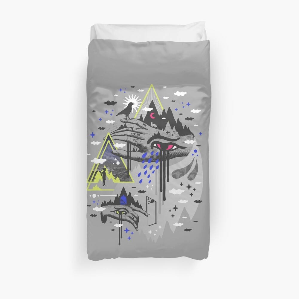 Dimensional Awareness Duvet Cover