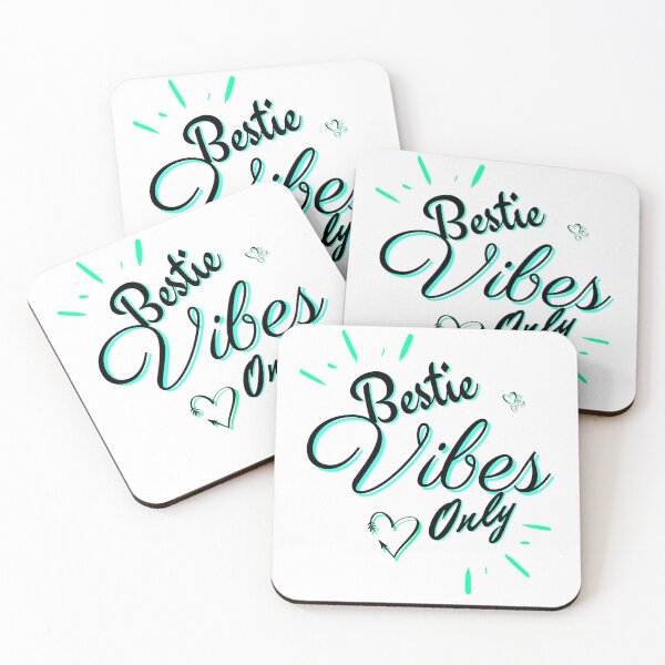 Item preview, Bestie Vibes Only Design Green bt designed and sold by Amon Ferg.