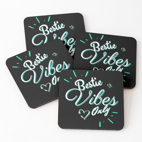 Item preview, Bestie Vibes Only Design Green wt designed and sold by Amon Ferg.