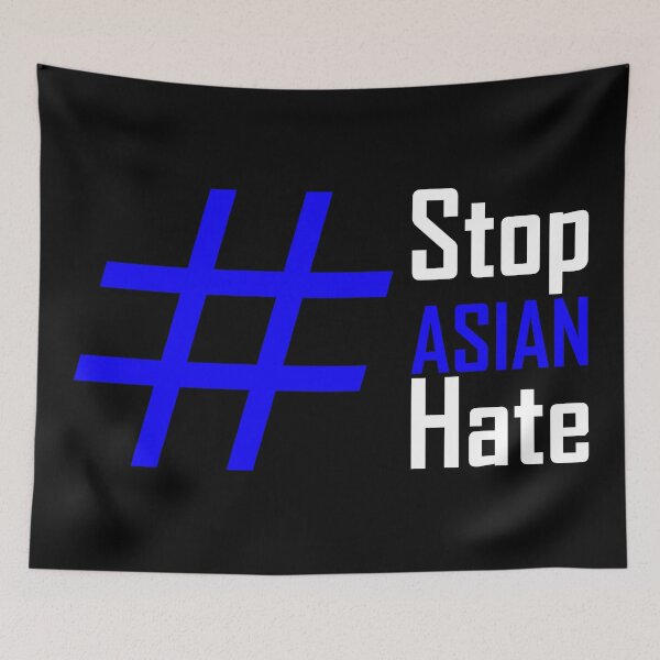 Item preview, Stop Asian Hate | #stopasianhate | Blue designed and sold by Qestar.