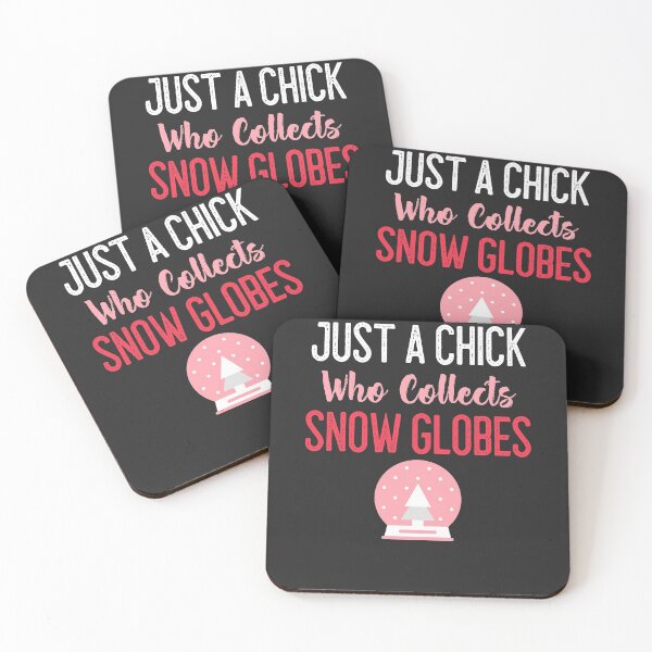 Item preview, Just A Chick Who Collects Snow Globes designed and sold by EricJP.