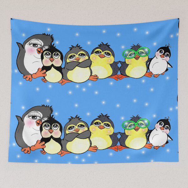 Artikelvorschau, süße Pinguine entworfen und verkauft von Shirley cute art .