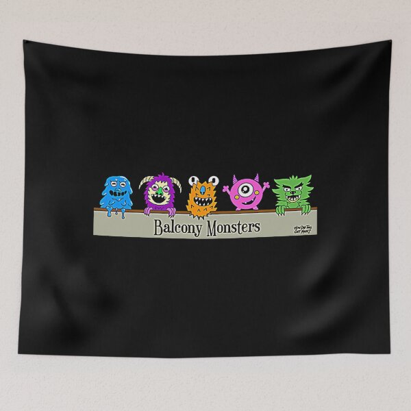 Item preview, The Balcony Monsters T-Shirt designed and sold by hotungmau2035.