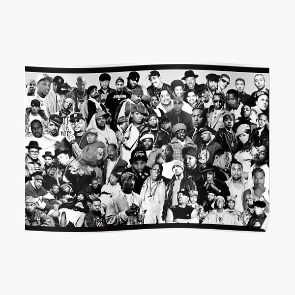Rap Legends-Collage Poster