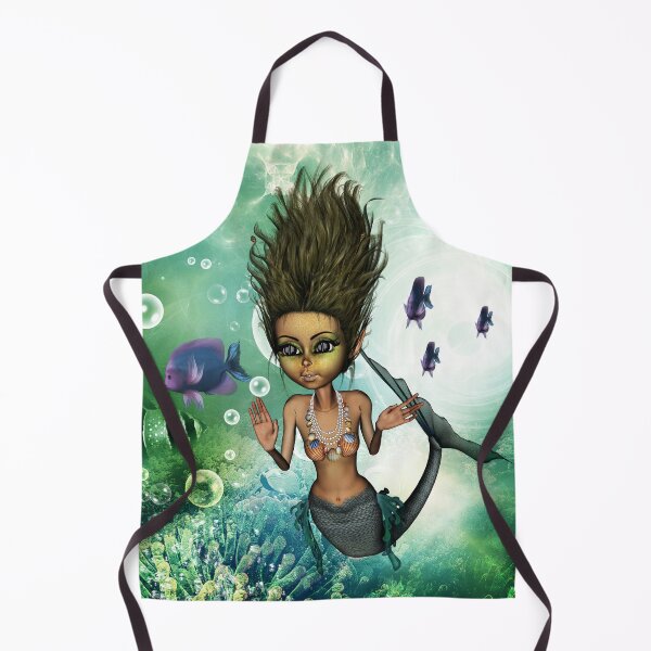 Item preview, Sweet little mermaid in the deep ocean designed and sold by nicky2342.