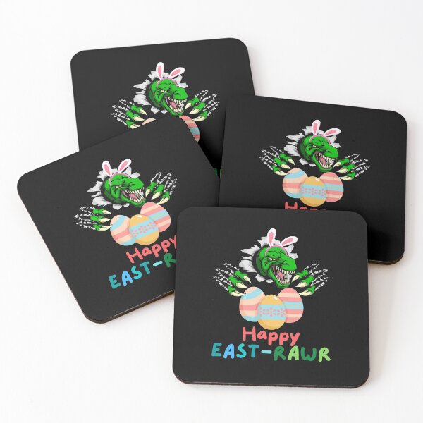 Item preview, Happy East-Rawr Funny Easter Bunny T-rex Mash Up designed and sold by ecdato.