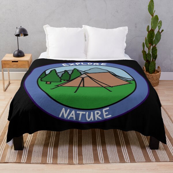 Item preview, Explore Nature Camping Badge designed and sold by BundaBear.