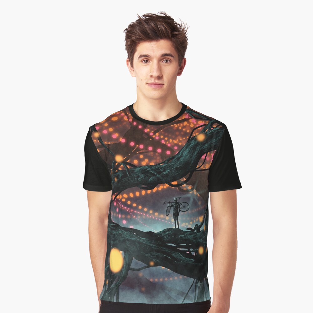 Flat Tire In Oblivion Graphic T-Shirt
