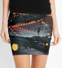 Flat Tire In Oblivion Mini Skirt
