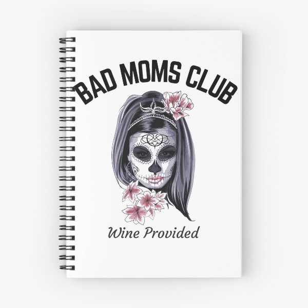 Item preview, Bad Moms Club Wine Provided Skull  designed and sold by Sujitra  Romyen.