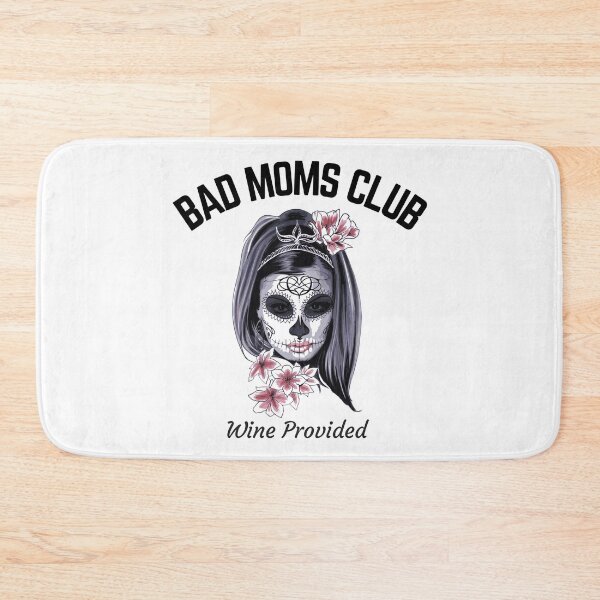 Item preview, Bad Moms Club Wine Provided Skull  designed and sold by Sujitra  Romyen.