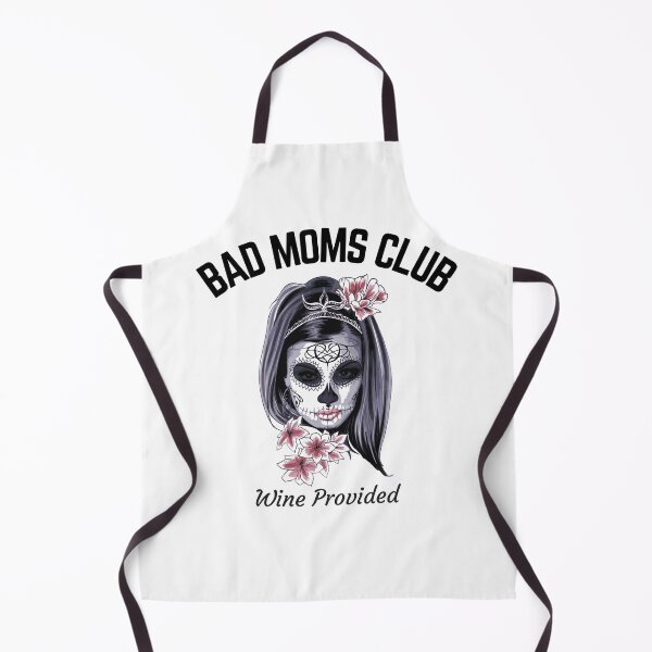 Item preview, Bad Moms Club Wine Provided Skull  designed and sold by Sujitra  Romyen.