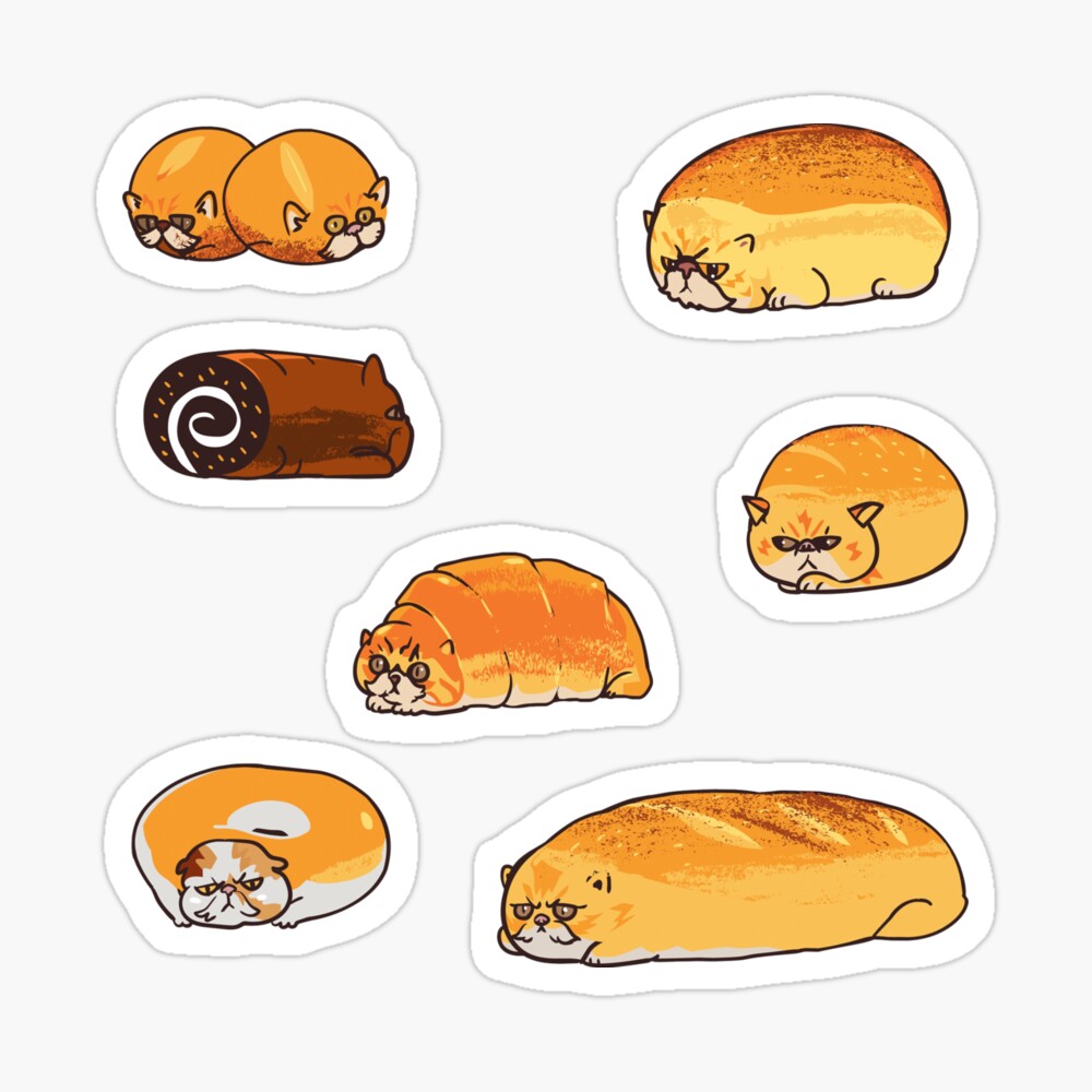 cat bread Poster for Sale by BattleGoat