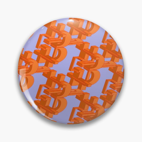 Item preview, Abstract Bitcoin B with Light Blue Background designed and sold by willncc.