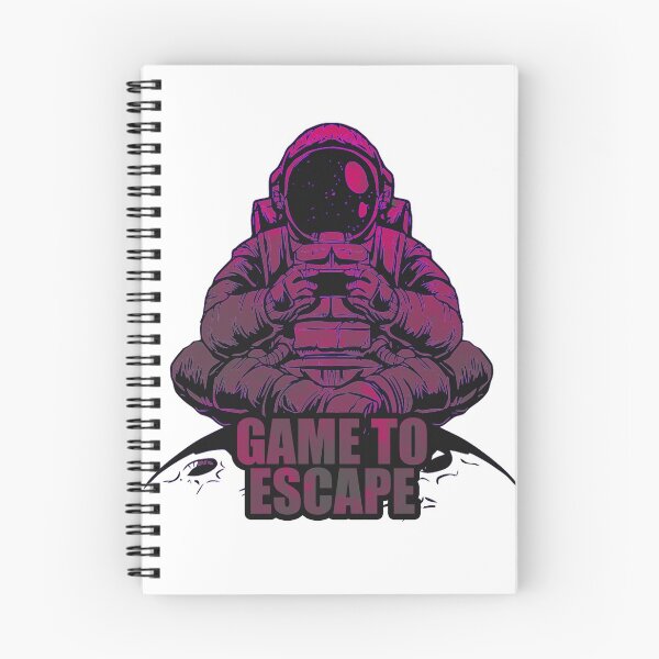 Item preview, GAME TO ESCAPE - Astronaut Gamer designed and sold by sketchworks.