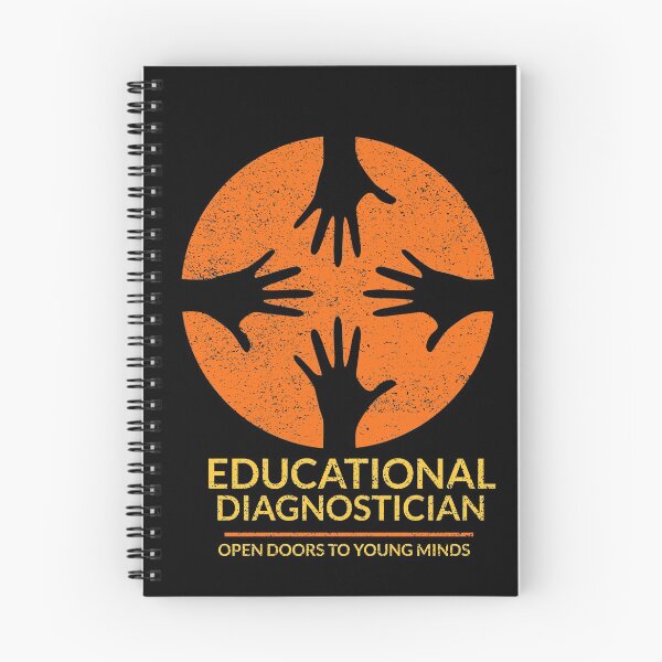 Item preview, Educational Diagnostician. Opening Doors to Young Minds yellow writing designed and sold by GmolahUnlimited.