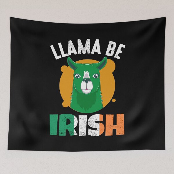 Item preview, LLAMA BE IRISH - St. Patrick's Day designed and sold by K-icon.