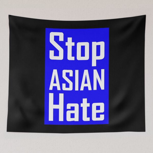 Item preview, Stop Asian Hate | #stopasianhate | Blue designed and sold by Qestar.