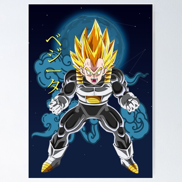 Vegeta super saiyan  Poster for Sale by Matrixdesigner