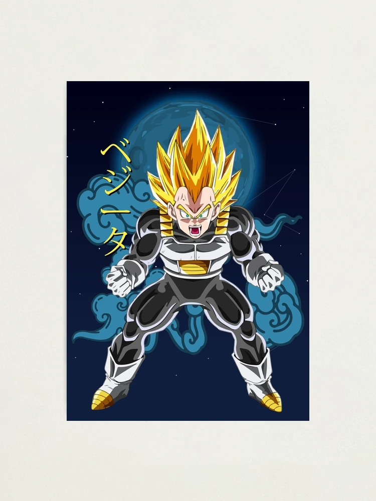 Vegeta Saiyan prince Photographic Print for Sale by Yashdusane