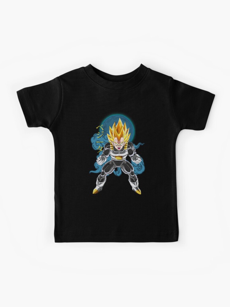 Vegeta SSJ2 Ki Blast Attack Black T-Shirt • SuperSaiyanShop